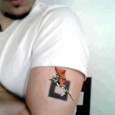 Augmented Reality on your arm! That’s right, carry that 3D animated character around with you! Course, this is not a real tattoo, but instead just good pen work, but really, you do not need much graphic skilz. Although viewing AR through graphic code recognition is still in its infancy, its coming into play fast, and...