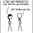 XKCD – tumbler.com replaces band names Normally I would have just read this XKCD comic and thought, yea that’s true and moved on. But something about this made me think, yup here is another sign that the interweb is changing things. I do remember using the expressing ‘ that would make a cool band name’. And...