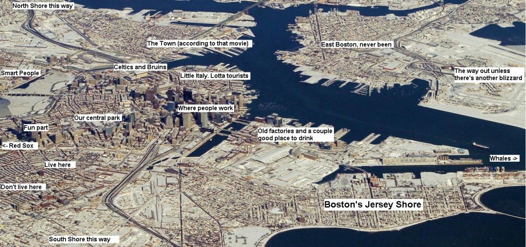 Boston Snowed in with labels