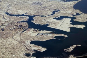 Boston Snowed under from a 777