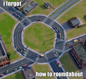 simcity roundabout